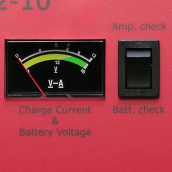 バッテリー充電器メーター イメージ