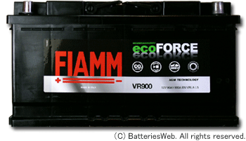 FIAMM ecoFORCE VR900 サイズ イメージ