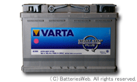 VARTA START Stop Plus 570-901-076 イメージ